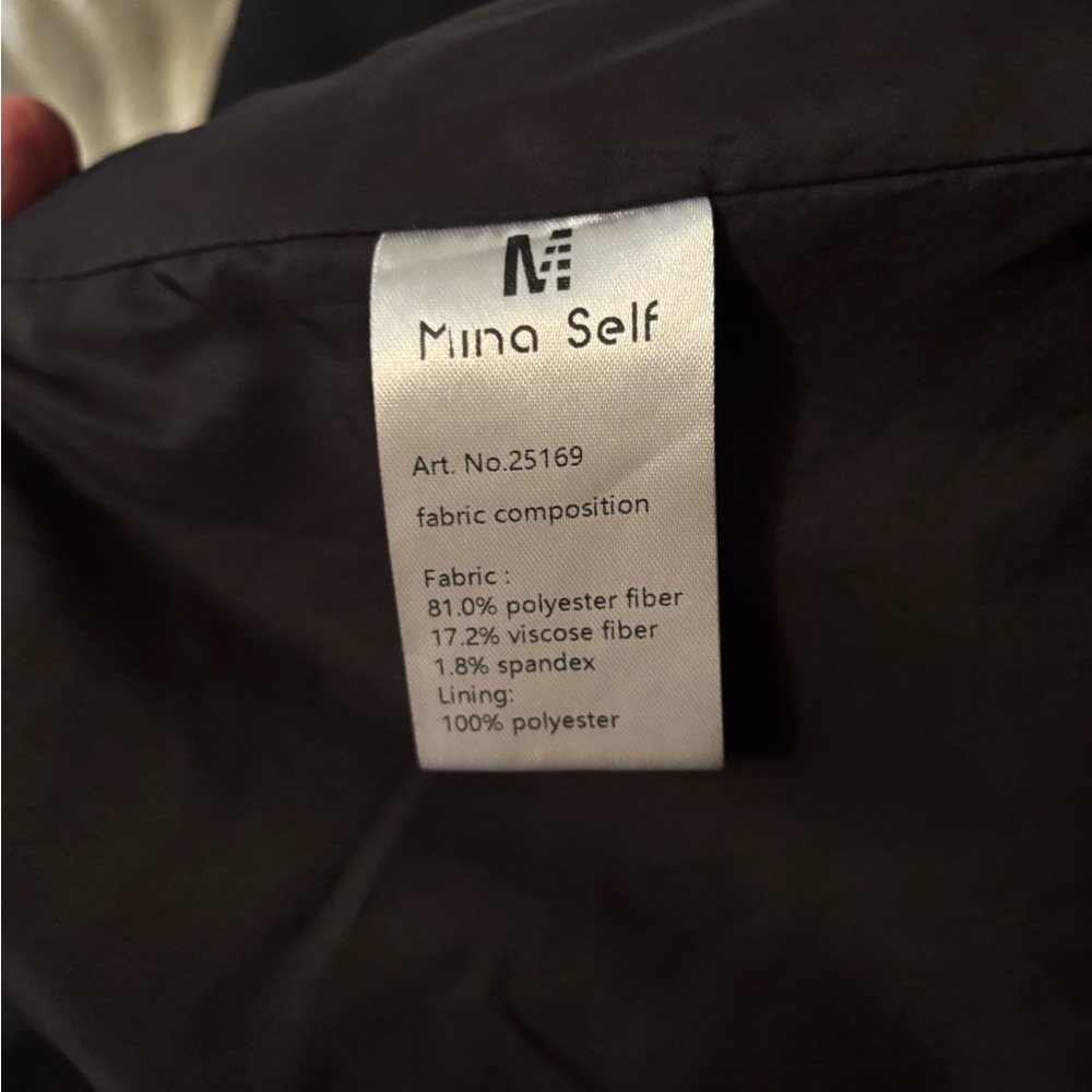 Mina Self Black Sleeveless Blazer Vest - Women Jackets & Coats - Picture 4 of 6